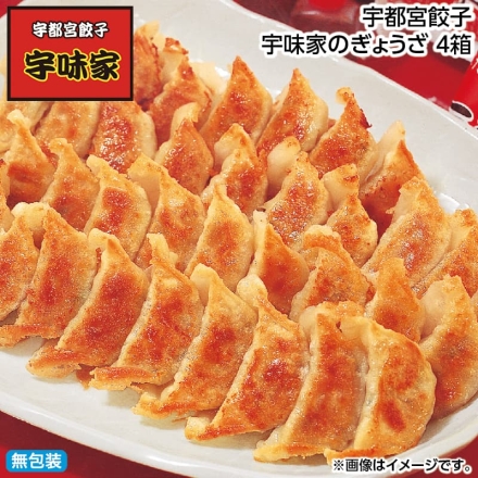 お歳暮のし付き 宇都宮餃子 宇味家のぎょうざ 4箱