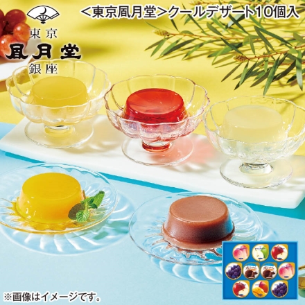 ＜東京風月堂＞クールデザート10個入
