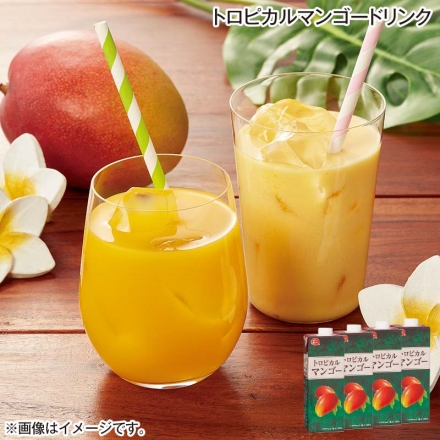 トロピカルマンゴードリンク 1000ml×4
