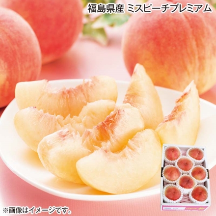 福島県産 ミスピーチプレミアム 1.6kg（秀・特秀：6～9個）