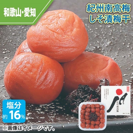 紀州南高梅しそ漬梅干 500g（約塩分16％）