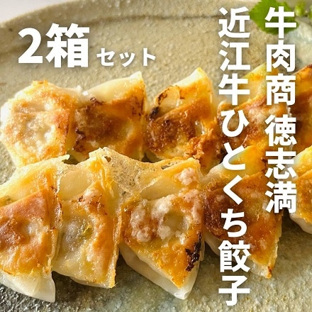 牛肉商 徳志満 近江牛 ひとくち餃子 2箱