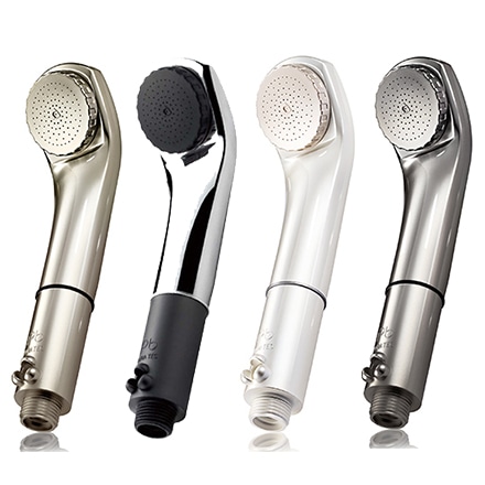 オーラテック マイクロバブルシャワー ピュアブル2 クロムメッキ メタル/ダークグレー