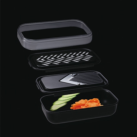 PRINCE ミニスライサー＆ミニグレーター 6500708 BLACK