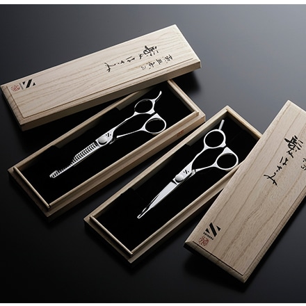 シゲル工業 美容師のハサミ カットハサミ・スキバサミ セット 新潟燕三条製