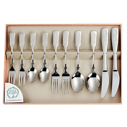 ピーターラビット カトラリー フィドルパターン ディナーペアセット10PCS 11060453 PR-0453 新潟燕三条