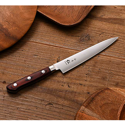 令月 紅シリーズ庖丁 新潟燕三条 ペティ 150mm CR-002
