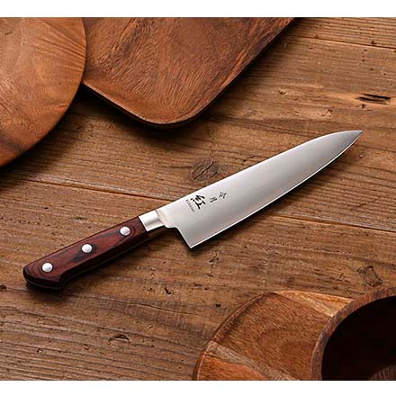 令月 紅シリーズ庖丁 牛刀180mm CR-006 新潟燕三条