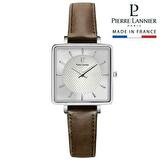 Pierre Lannier （ピエールラニエ） レカレコレクション レザー (シルバー×ブラウン)