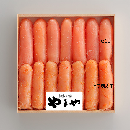 やまや 辛子明太子＆たらこ 切子 500g（250gx2）