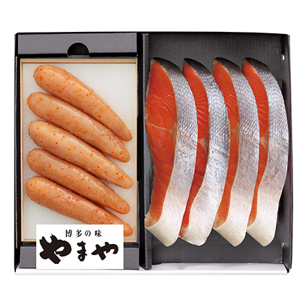 やまや 辛子明太子・紅鮭 詰合せ