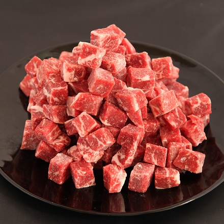 大分県産牛サイコロステーキ(500g×2)