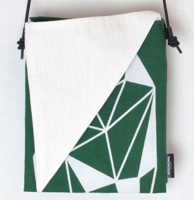 丸和商業 風呂敷サコッシュ ORIGAMI緑