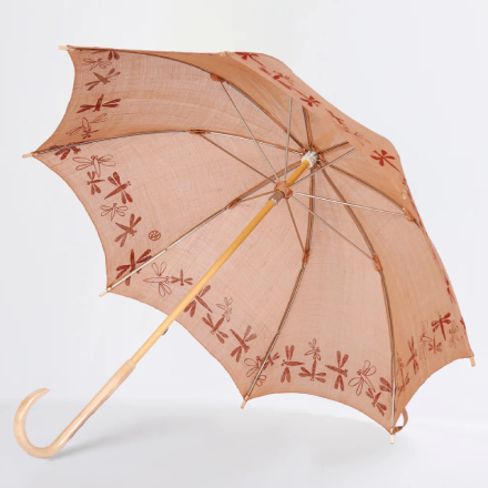 日吉屋 ぱらそる 和風洋傘 輪とんぼ ベージュ