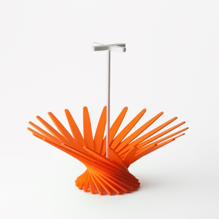 日吉屋×hachi market　キッチンバスケット「Bloom」オレンジ／Orange