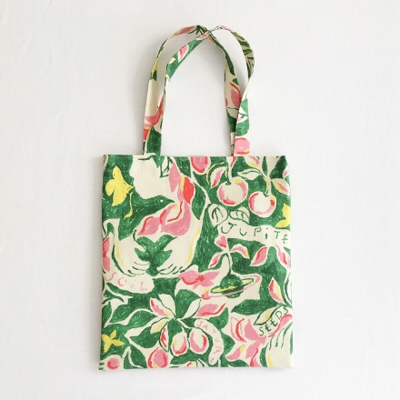 MANAMI SAKURAI Tote bag 'The universe' (Green)