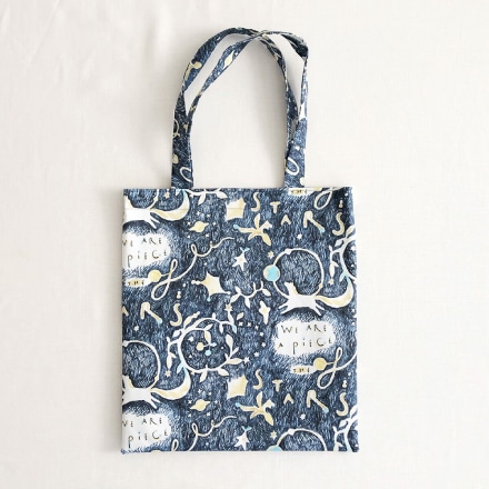 MANAMI SAKURAI Tote bag 'The stars' (Navy)