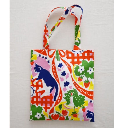 MANAMI SAKURAI Tote bag 'Ordinary day' (Red)