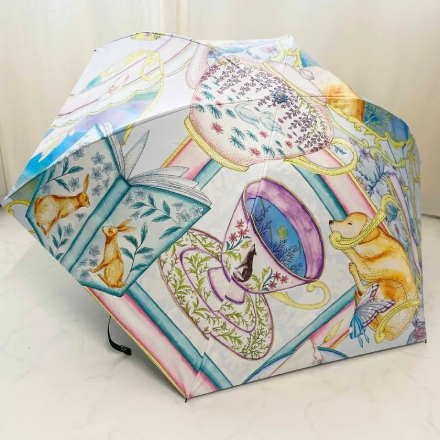 mumea 晴雨兼用傘(折りたたみ傘)「HOME」