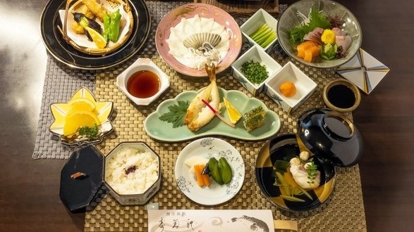 【山口】割烹旅館 寿美礼　2名様 ランチプラン≪和食（ふぐ料理）ドリンク1杯・お土産付≫