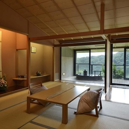 【静岡】飲泉、自家源泉かけ流しの秘湯観音温泉　2名様平休日1泊2食付