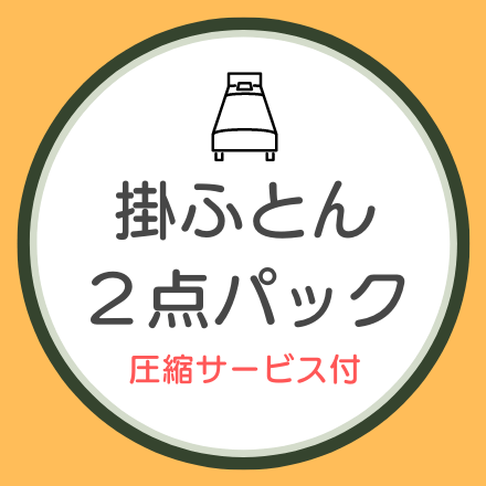 宅配クリーニング 掛ふとん2点パック
