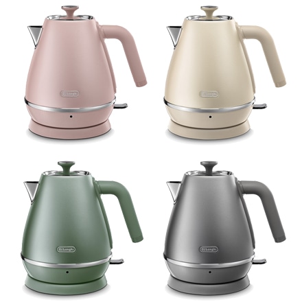 デロンギ ディスティンタ・ペルラ コレクション 電気ケトル グリーン KBIN1200J-GR