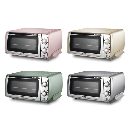 デロンギ ディスティンタ・ペルラ コレクション オーブン＆トースター ピンク EOI408J-PK