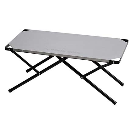 キャプテンスタッグ 2way ステンレスサイドテーブル 60×30