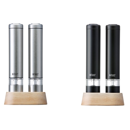 ラッセルホブス 電動ミル ソルト＆ペッパー ミニ ブラック スタンドつき 7933JP-BK