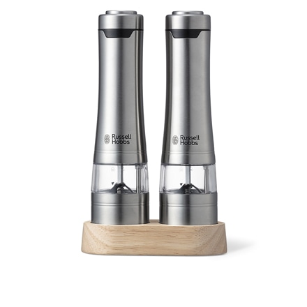 ラッセルホブス 電動ミル ソルト＆ペッパー ウッドスタンドセット 7923JP
