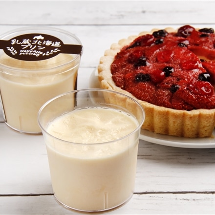 乳蔵 北海道ミックスベリータルト・プリン （ミックスベリータルト（5号）×1、北海道プリン×3）