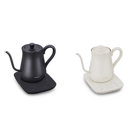 アイリスオーヤマ 電気ケトル 温度調節付 ホワイト IKE-C601T-CW