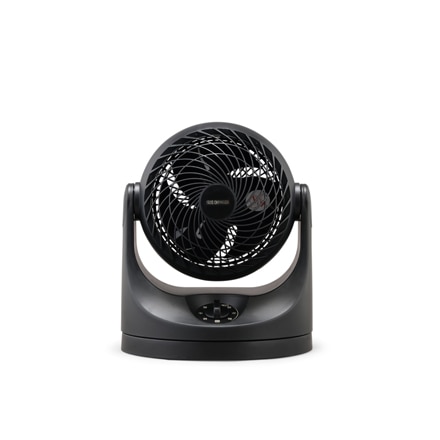 アイリスオーヤマ サーキュレーター 8畳 首振り マカロン型 ブラック PCF-MKM15-B