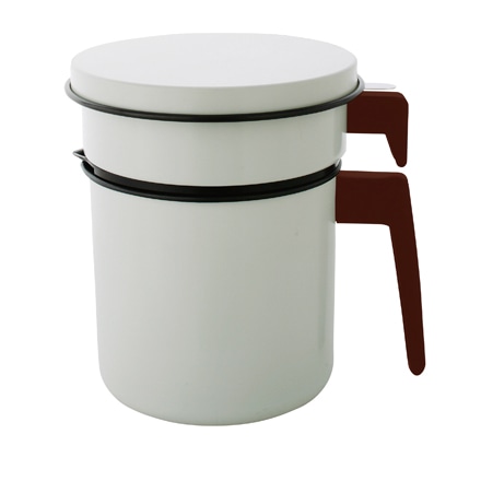 アイリスオーヤマ 活性炭オイルポット900ml カートリッジ1個付 H-OP900