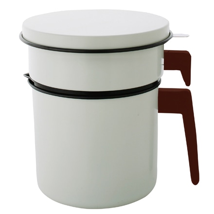 アイリスオーヤマ 活性炭オイルポット1200ml カートリッジ1個付 H-OP1200