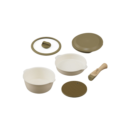 アイリスオーヤマ お皿になるフライパン６点セット DPAN-6S