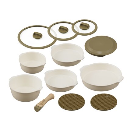 アイリスオーヤマ お皿になるフライパン12点セット DPAN-12S