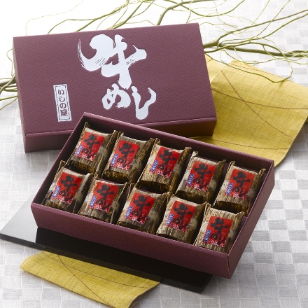 「いしの屋」 牛めし 10個