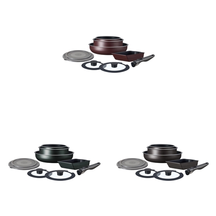 アイリスオーヤマ TERACOAT ９点セット ダークグリーン EHDC-T9S