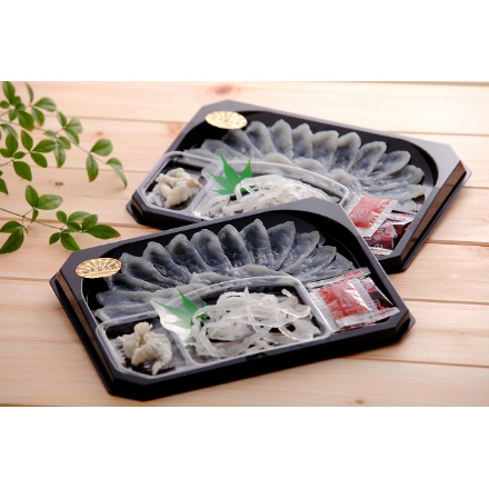 大分豊後産とらふぐ刺身セット　2パック