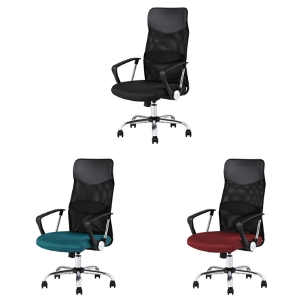 アイリスオーヤマ メッシュバックチェアハイバック ブラック OFC-MBHR