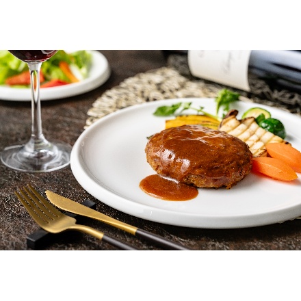 東京 「ラ・ロシェル」 坂井宏行監修 お肉の旨みをとじこめたデミグラスソースハンバーグ6個セット