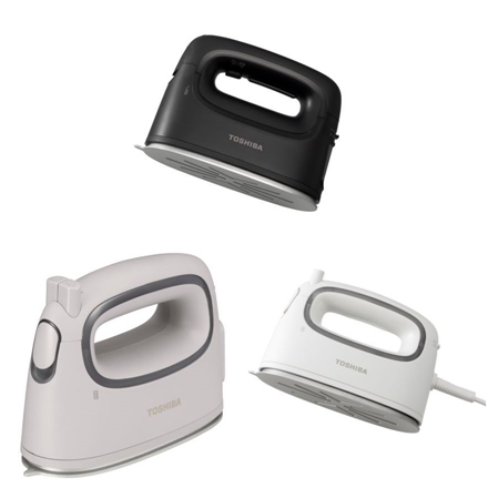 TOSHIBA コードレス衣類スチーマー La・Coo S シルキーホワイト TAS-MV8-W