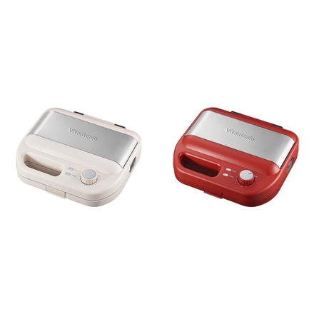 ビタントニオ ワッフル＆ホットサンドベーカー アイボリー VWHｰ600-I