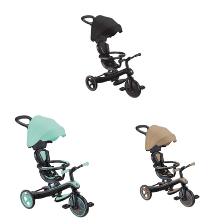 GLOBBER エクスプローラー トライク 4in1 ベビーカーJP PKG ブラック