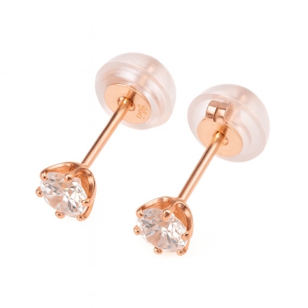 K18PG0.2ctダイヤピアス