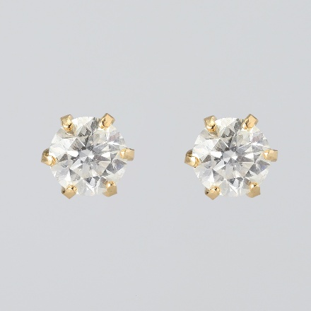 K18 0.7ctダイヤ ピアス 高島屋ラッピング