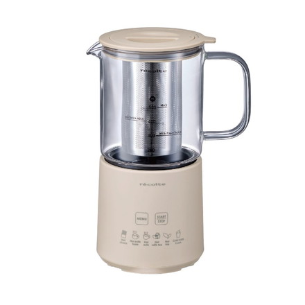 レコルト ホットチョコ＆ミルクフォーマー クリームホワイト RMT-3（W）