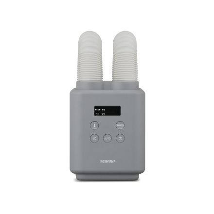 アイリスオーヤマ ふとん乾燥機 カラリエ mini TURBO ツインノズル グレー JSK-W10-H
